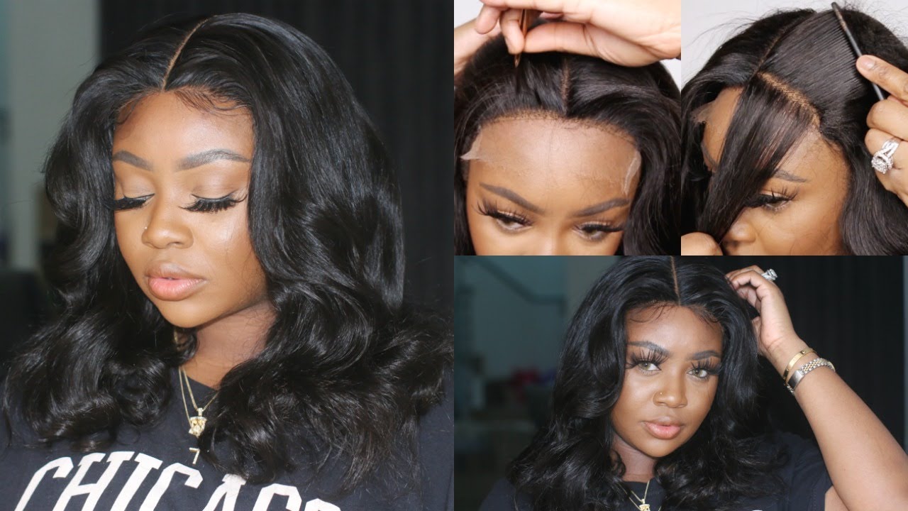 GLUELESS! 5x5 HD Swiss Lace Closure Wig Install | Wig Encounters