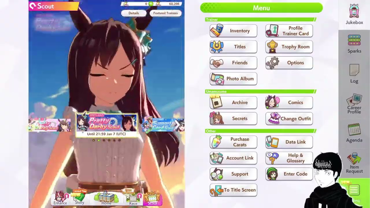 Mejiro Dober pulls and Career run | Umamusume: Pretty Derby