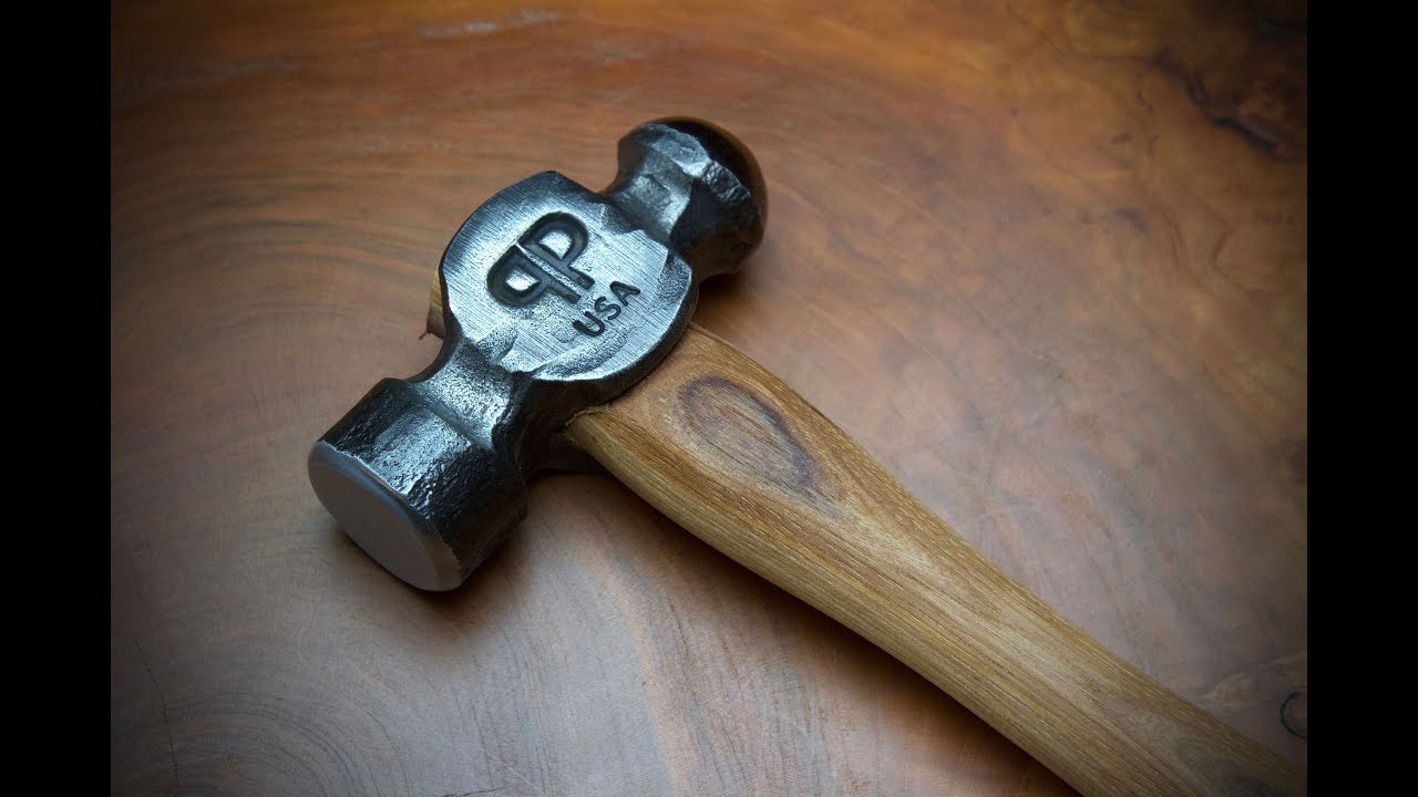 Forging a Ball Peen Hammer - Blacksmithing