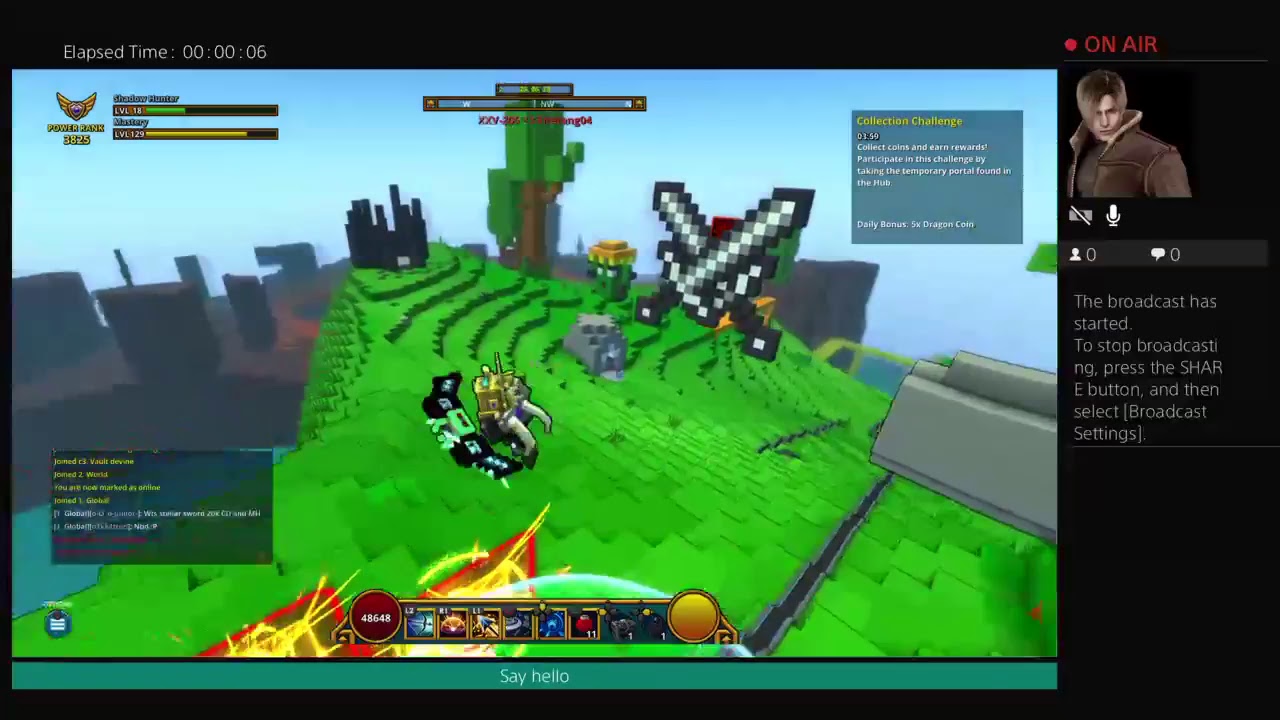 [English] Trove Ps4 | full stellar gear on gs | gaining mastery and levels | farming fragments