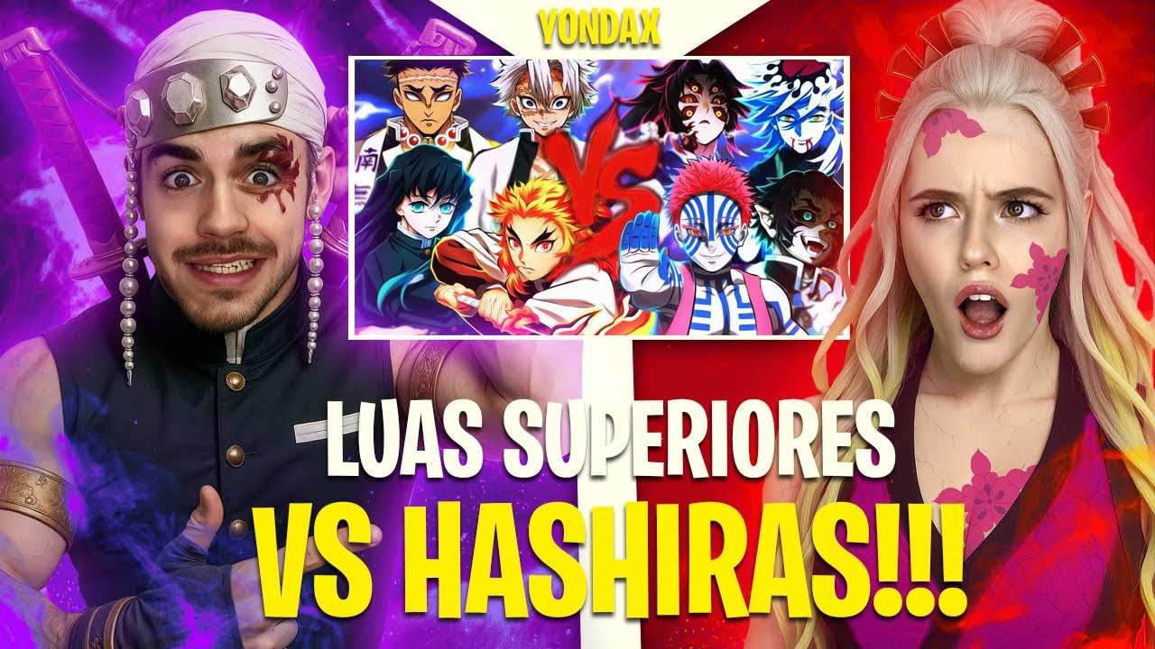 Luas Superiores VS. Hashiras | Combate de Rimas (Prod. Micael) [CAVA E MELL REACT]