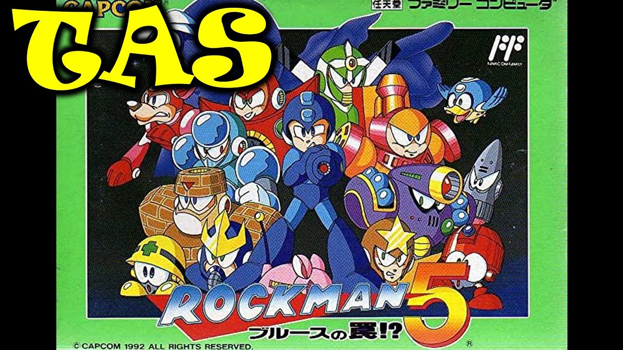 【TAS】ロックマン5 ブルースの罠!?【レトロゲーム】【ニコニコ動画コメ付き】