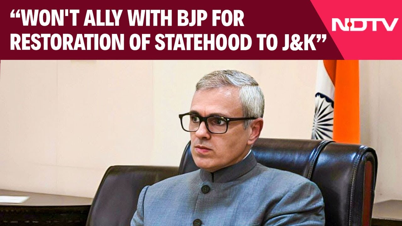 Omar Abdullah: Won't Ally With BJP For Restoration Of Statehood To J&K