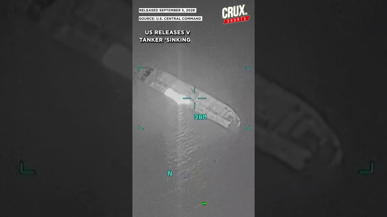 US Releases Video Of Iranian Tanker Hit By Strikes In Gulf Of Oman