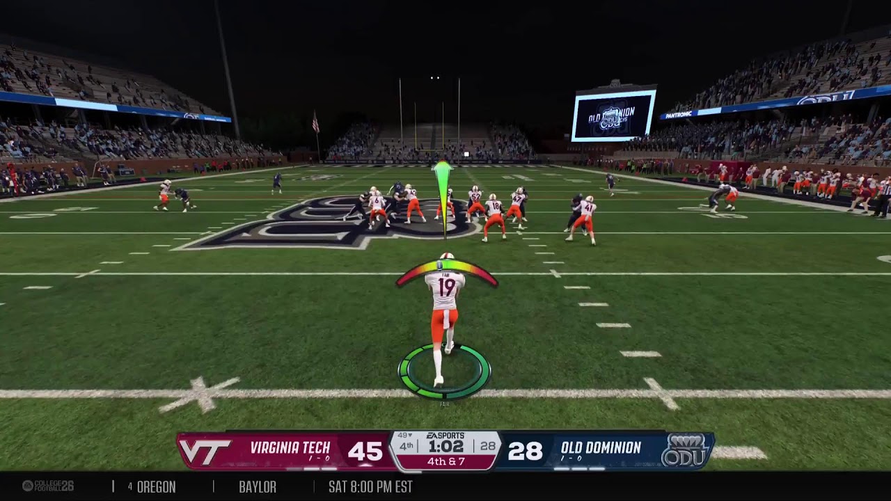 CFB26 GOI TCM League Virginia Tech Hokies at Old Dominion Monarchs