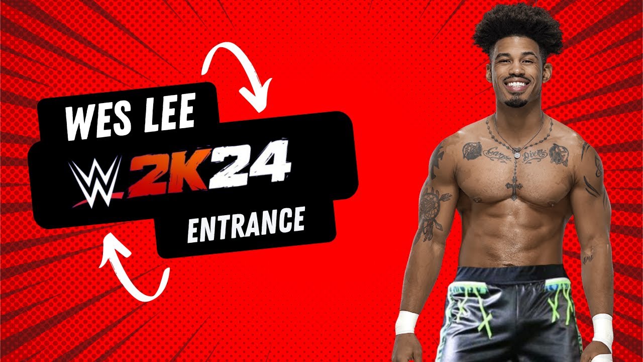 WWE 2K24 - Wes Lee Entrance!