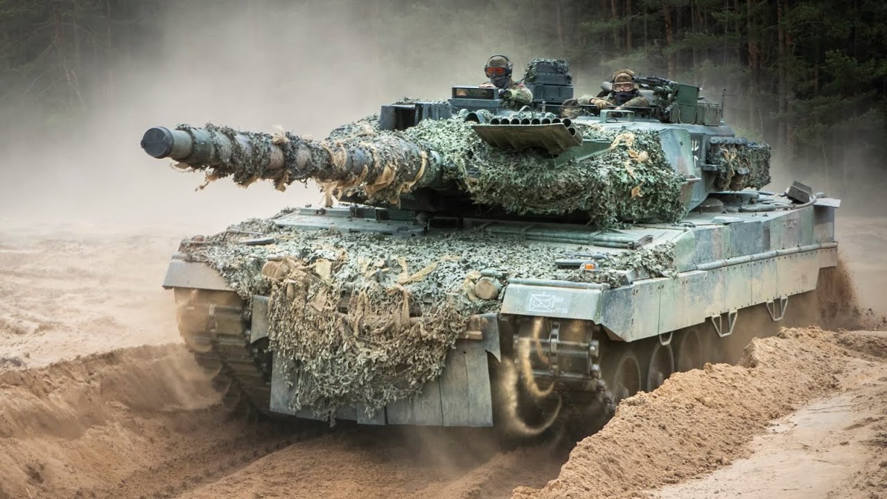 Leopard tanks for eFP Lithuania
