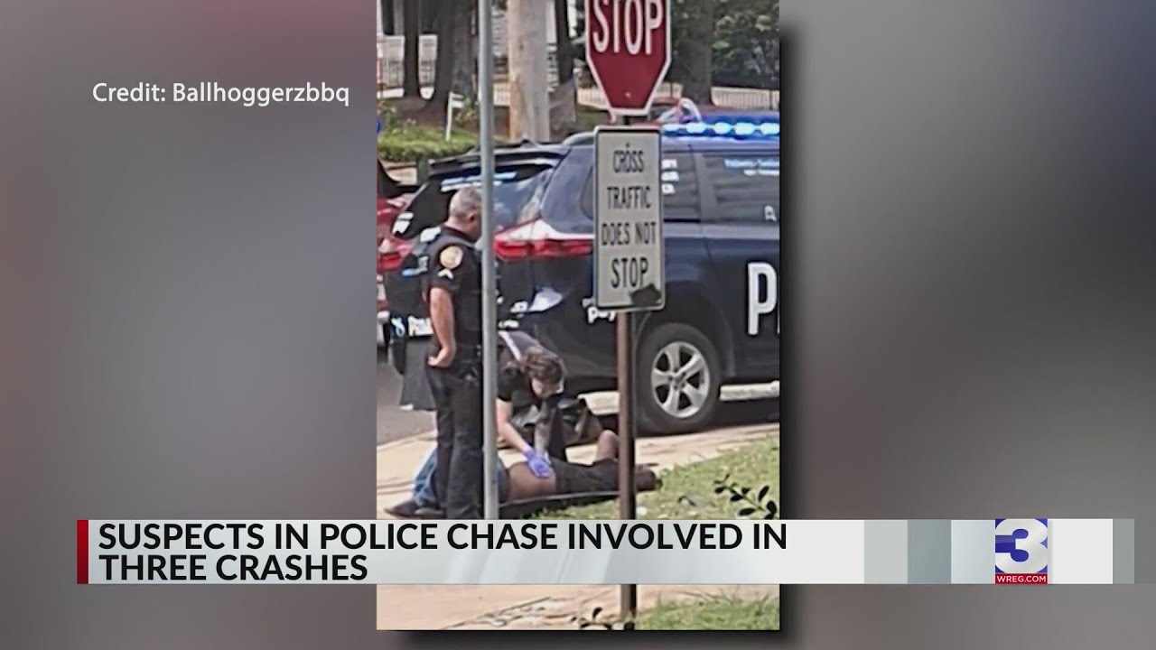 Stolen vehicle causes three crashes as police pursue it across Memphis: MPD