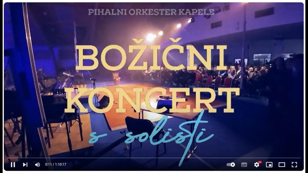 Pihalni orkester Kapele: Božično-novoletni koncert 2023