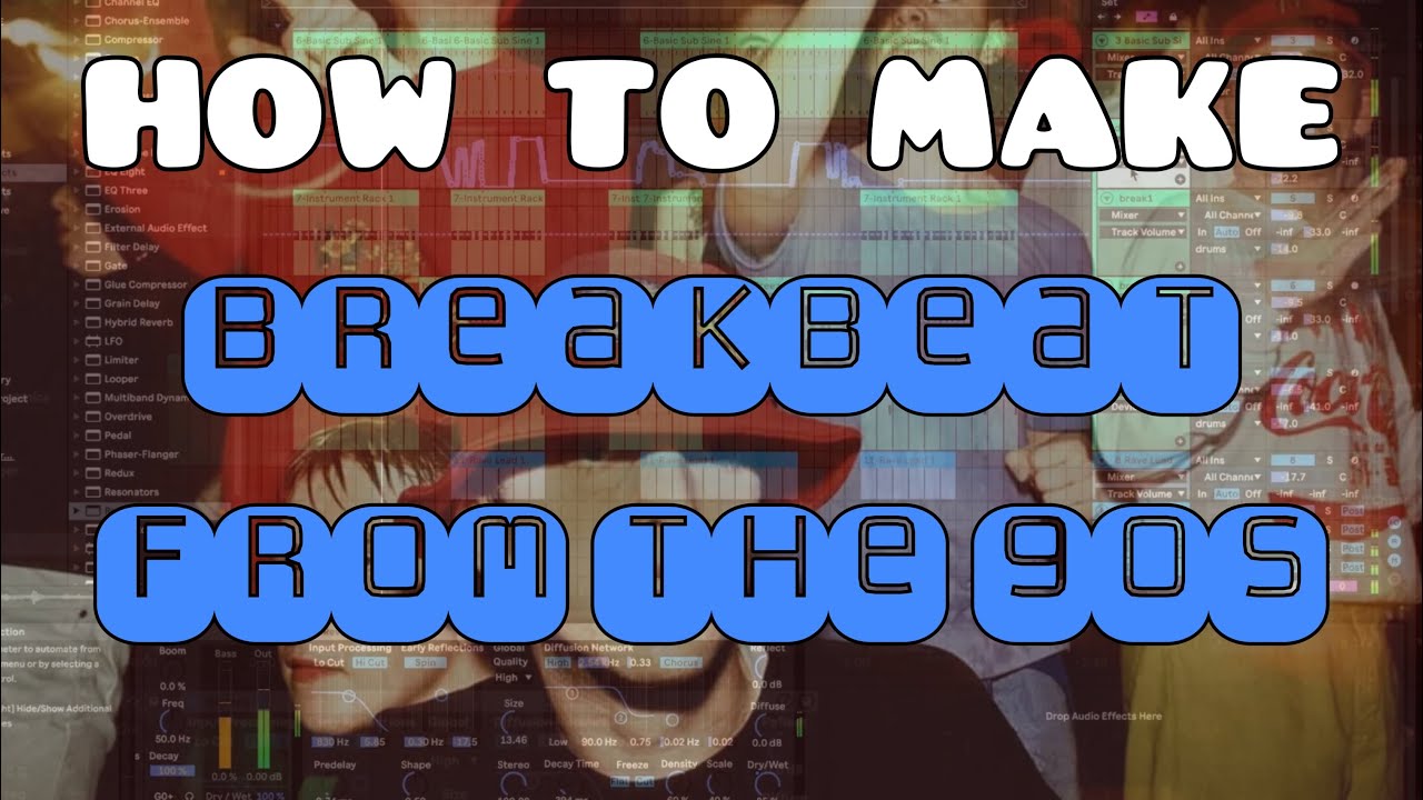 how to make breakbeat rave music from the 90s