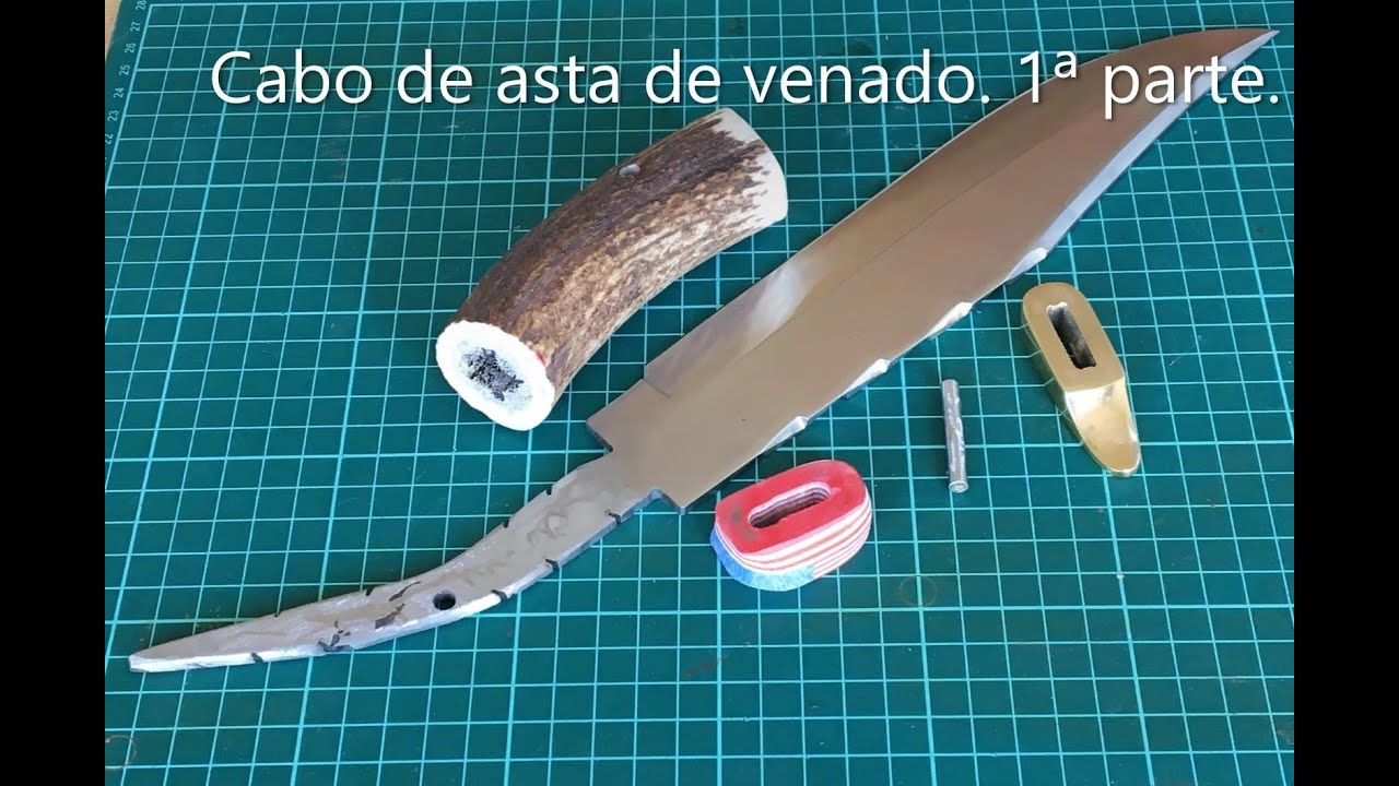 Cabo de asta en cuchillo Bowie. 1ª parte.