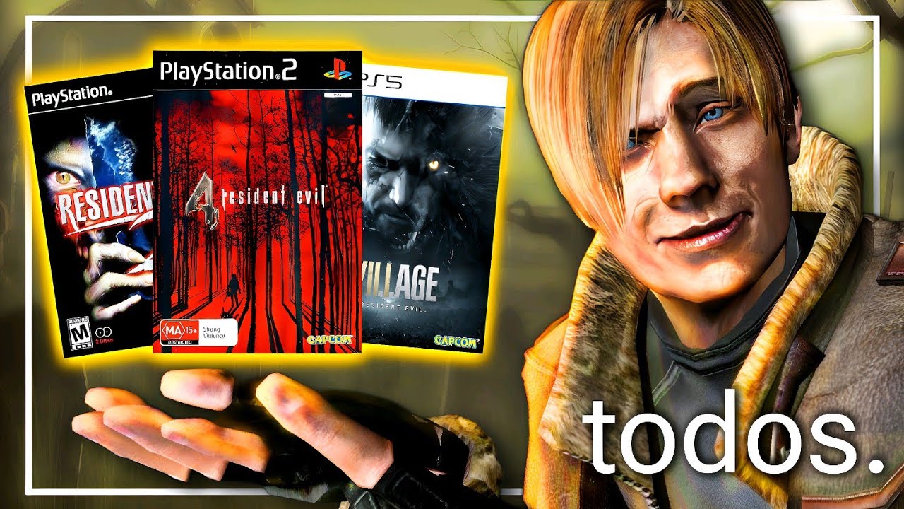 Probé TODOS los juegos de RESIDENT EVIL en UN SOLO VIDEO