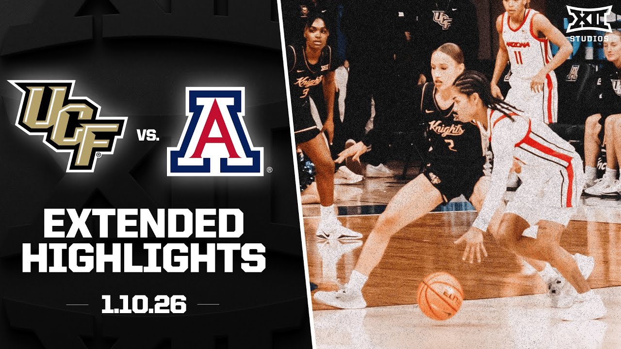 UCF vs. Arizona Extended Highlights | 2025-26 Big 12 Women's Basketball
