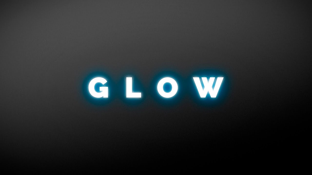 Text Glow Photoshop Tutorial | How to make glowing text in Photoshop