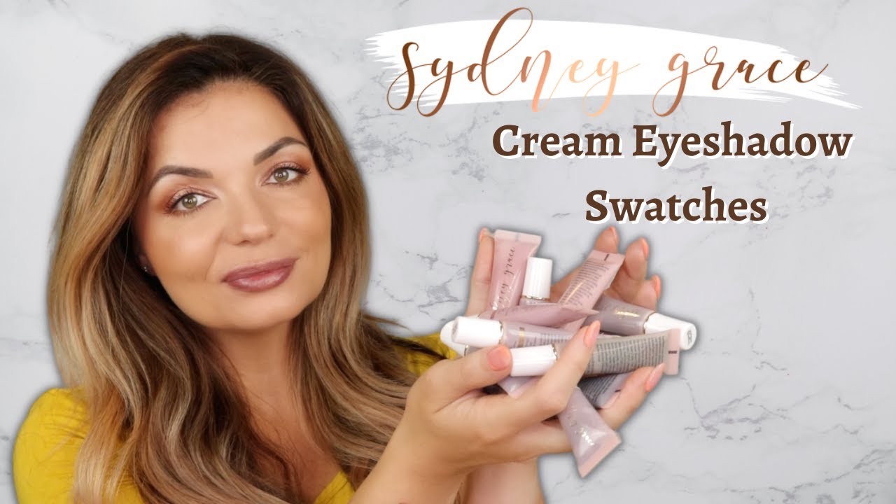 SNAG THESE IN THE SYDNEY GRACE SALE ! Swatching All My Cream Shadows 2022
