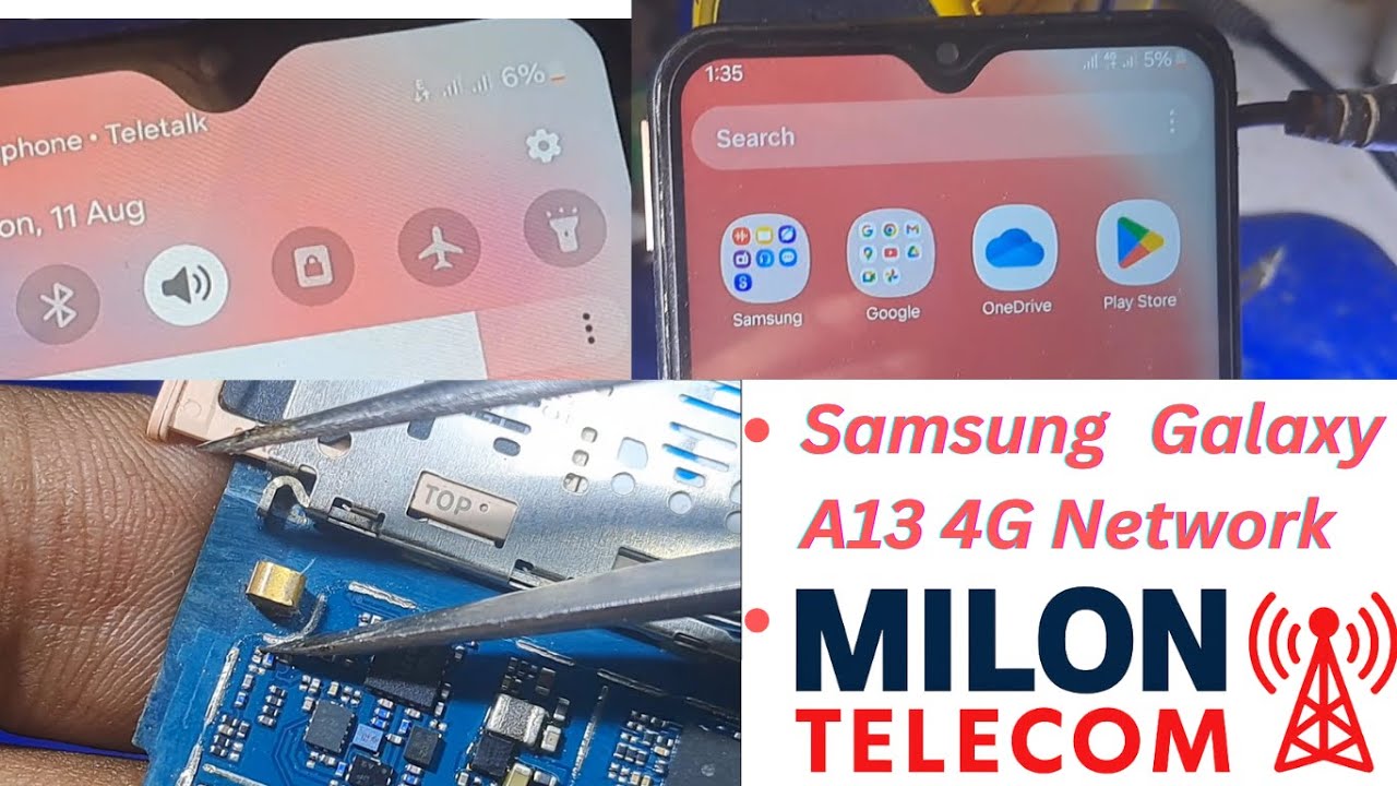 Samsung Galaxy A13 4G Network Problem Solution | Mobile Repair Guide 2025 | Milon Telecom