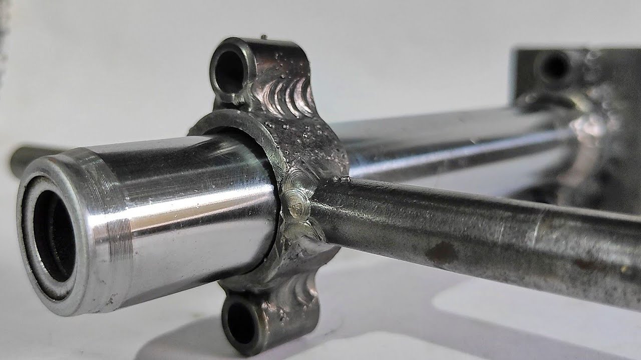 A simple and powerful iron bending tool for DIY iron fence decoration