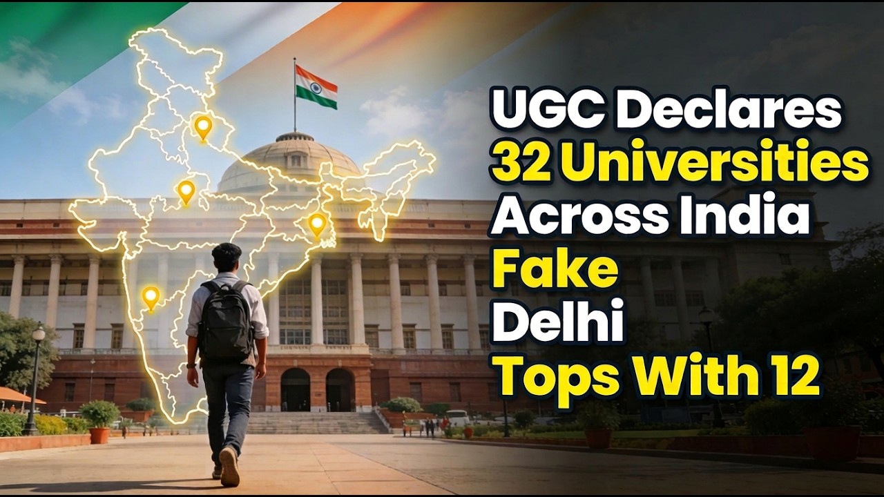 Don&rsquo;t Study in These Universities ❌ UGC Releases 32 Fake Universities List #india #motivation
