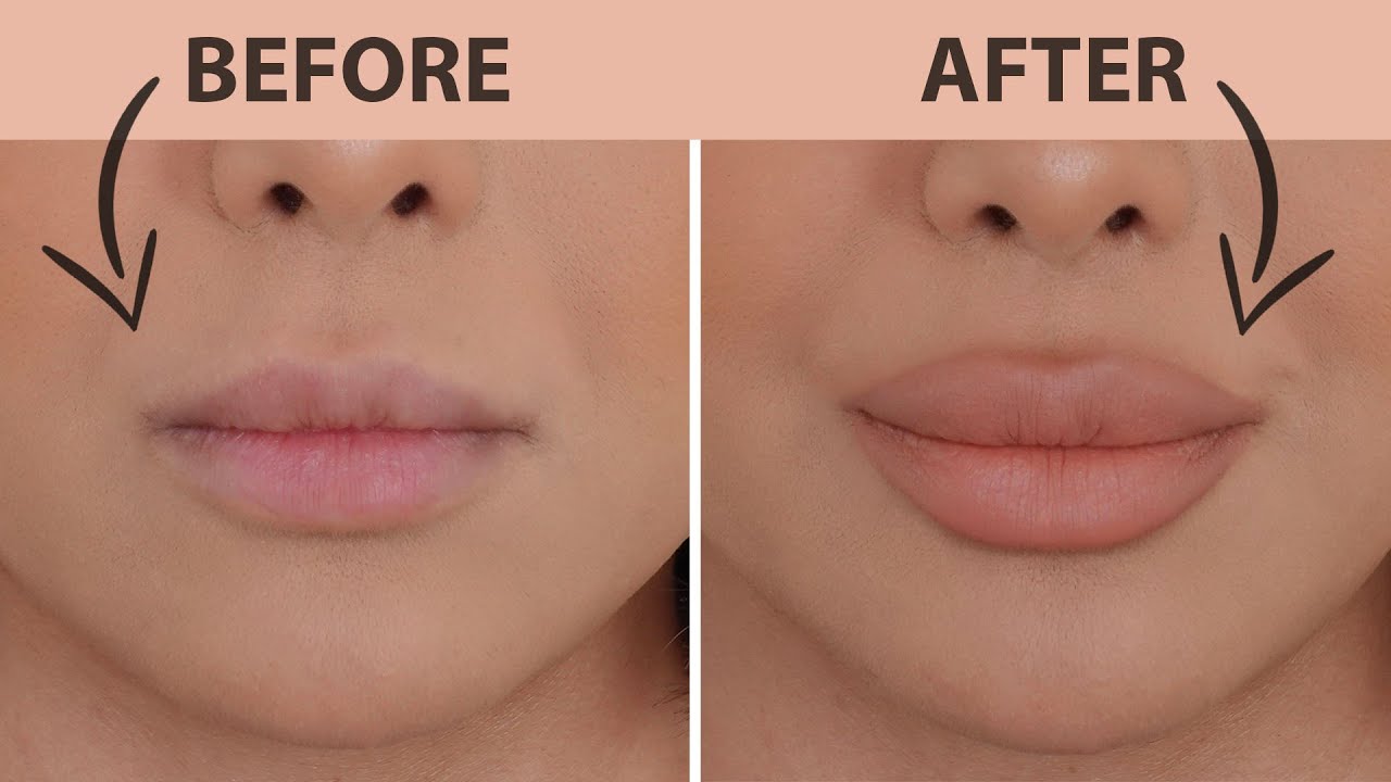 HOW TO MAKE YOUR LIPS LOOK BIGGER USING MAKEUP 2021 | NINA UBHI