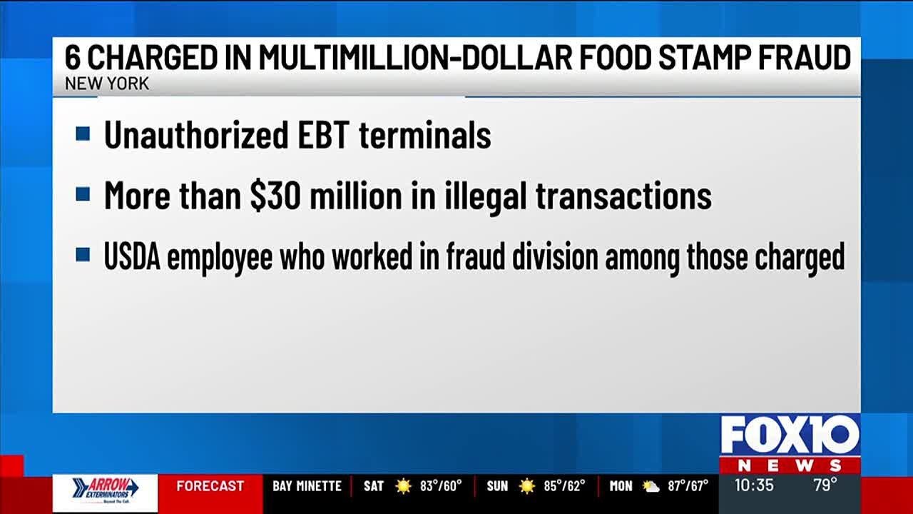 6 charged in multimillion-dollar scheme targeting food stamps in New York area