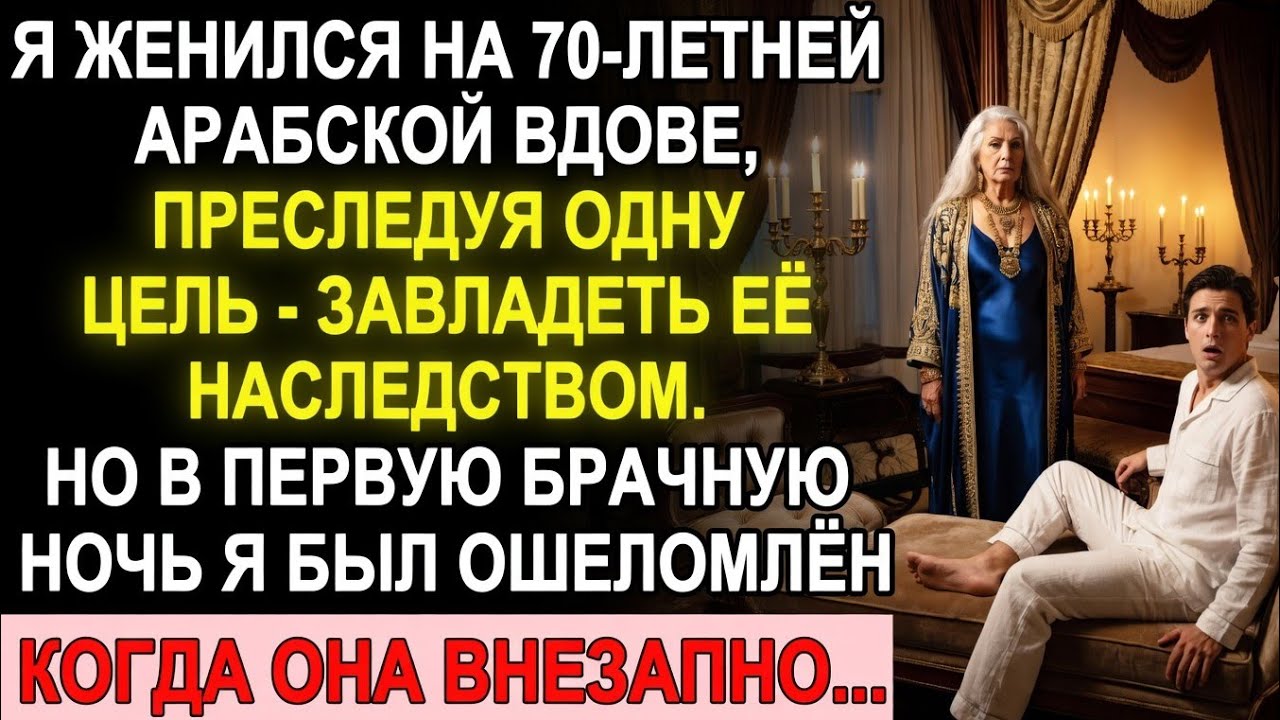 Я женился на 70-летней арабской вдове, чтобы завладеть её наследством, но в первую брачную ночь...