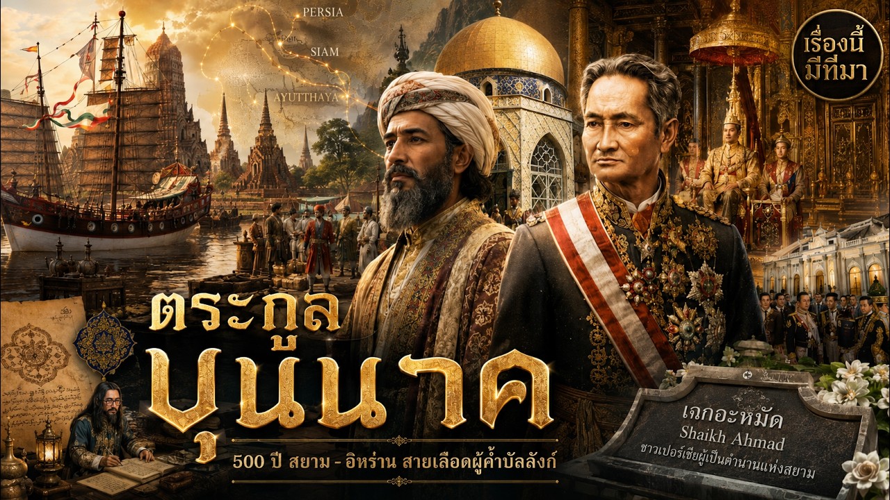 ตระกูลบุนนาค  -  จากเปอร์เซีย สู่ เจ้าพระยา ความสัมพันธ์ 400 ปี  l ตำนานนี้มีที่มา EP.83