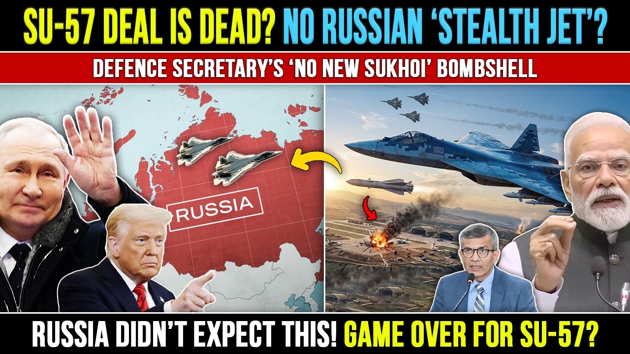India Says NO to Su-57: Is the Russia Defence Deal Over? | Indian Air Force | Defence Update