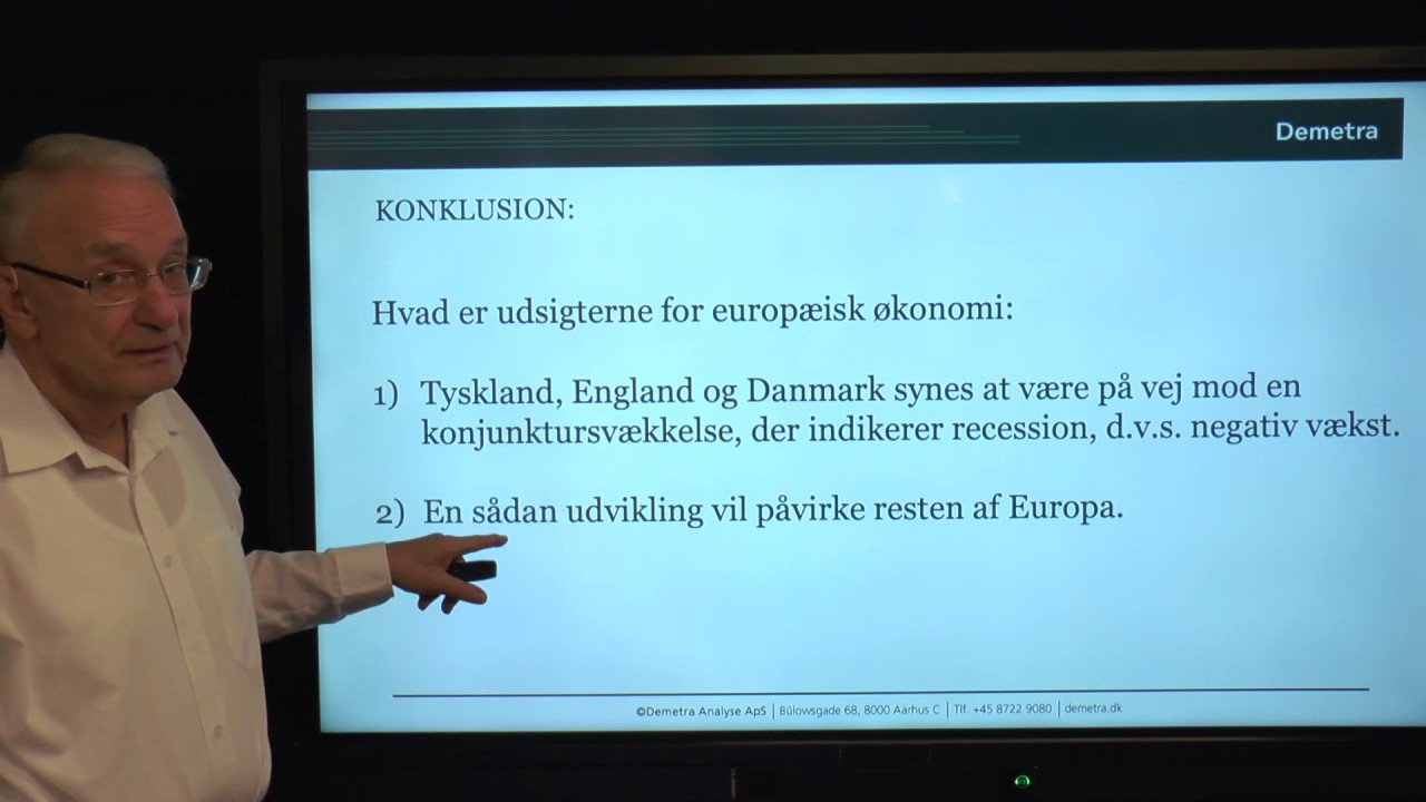 Prognose 2020 Del 2 Business Cycle og Europæisk Økonomi