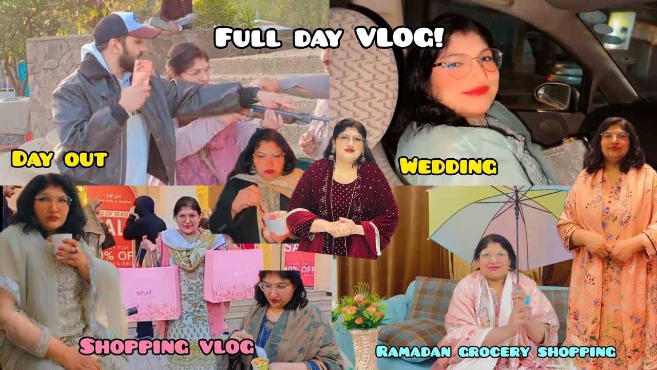 Ramadan Grocery and Crockery shopping!❤️ Momo's recipe, Crumble, Shadi and outing Vlog w Afshan🛍️