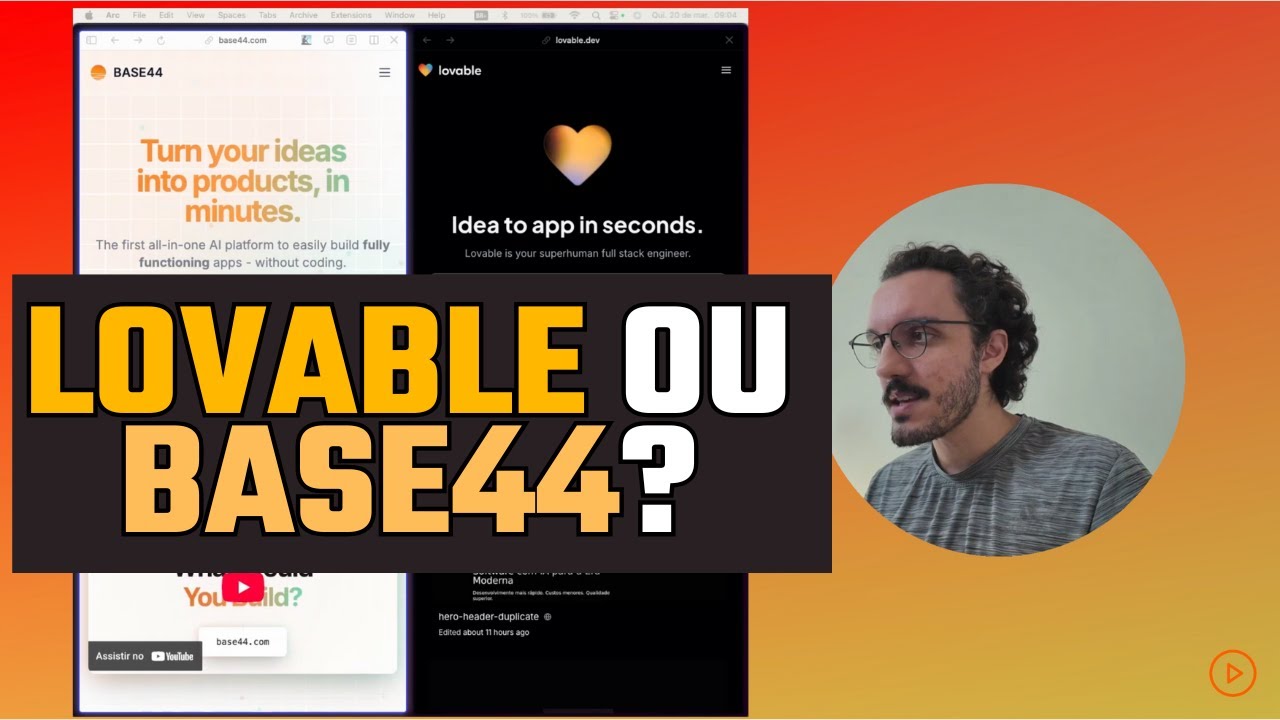 BASE 44 ou LOVABLE | Quando ESCOLHER cada um?
