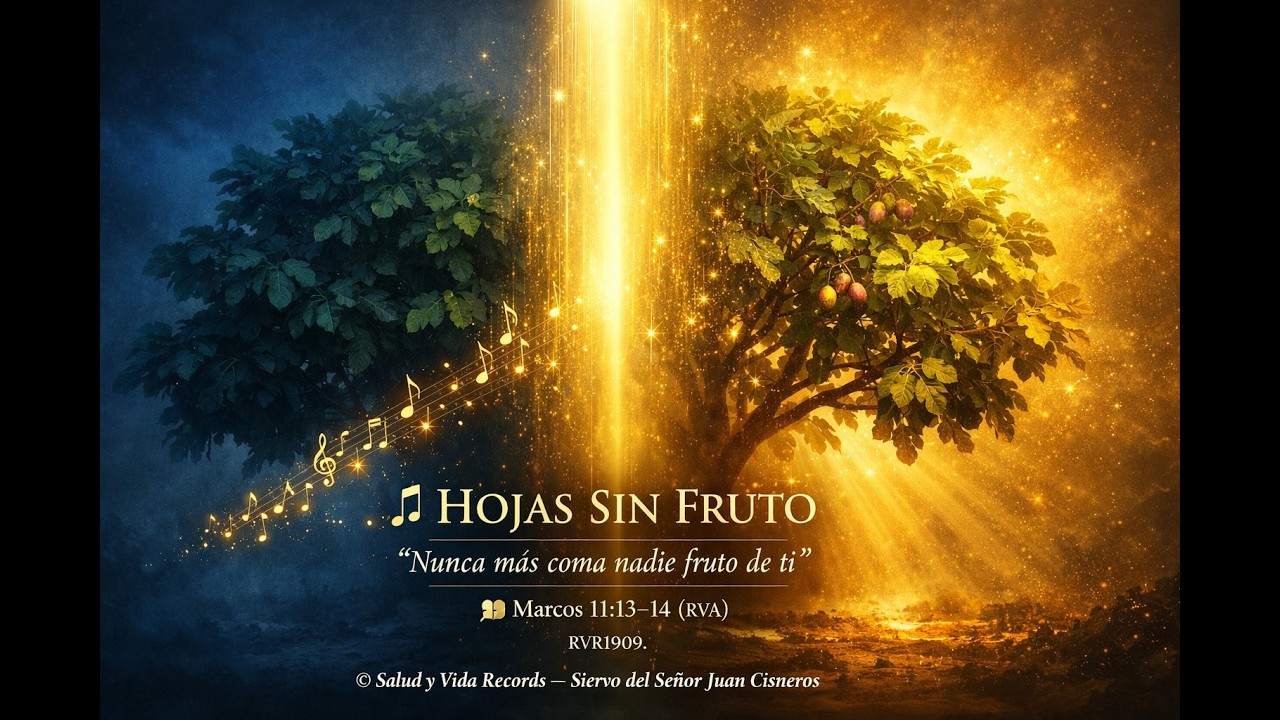 🎵 HOJAS SIN FRUTO “Nunca más coma nadie fruto de ti” 📖 Marcos 11:13–14 (RVA) RVR1909.