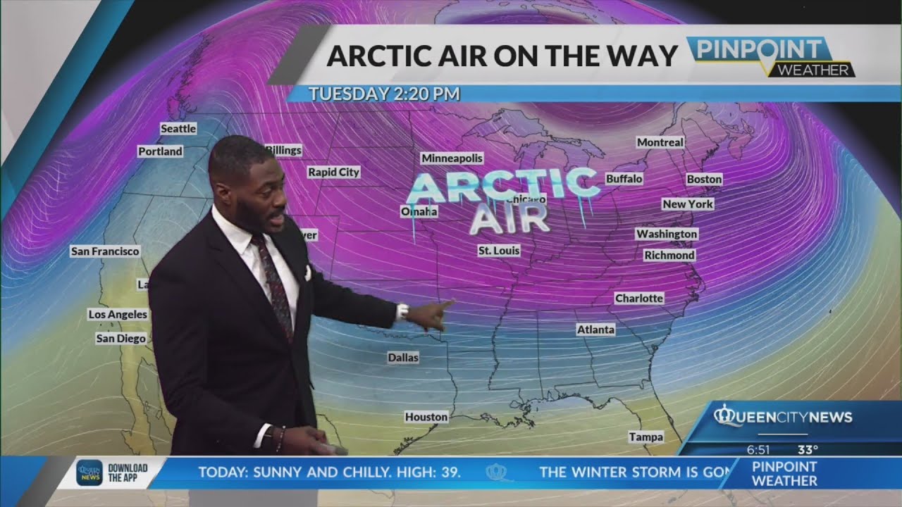 Icy roads persist Mon. for Charlotte; single digit temps overnight