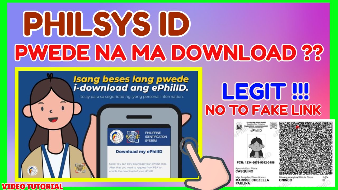 National ID Download: Paano idownload ang Philsys ID sa phone -  
