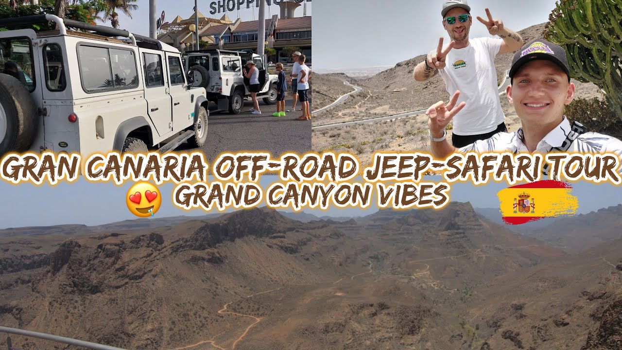 [4K] Grand Canyon Vibes 😍 Urlaub Vlog #3 Gran Canaria Off-Road Jeep-Safari Tour ⛰️