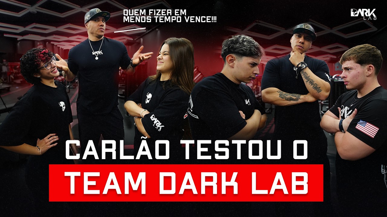 DESAFIO COM PERSONAL CARL&Atilde;O: TEAM DARK LAB N&Atilde;O AGUENTOU