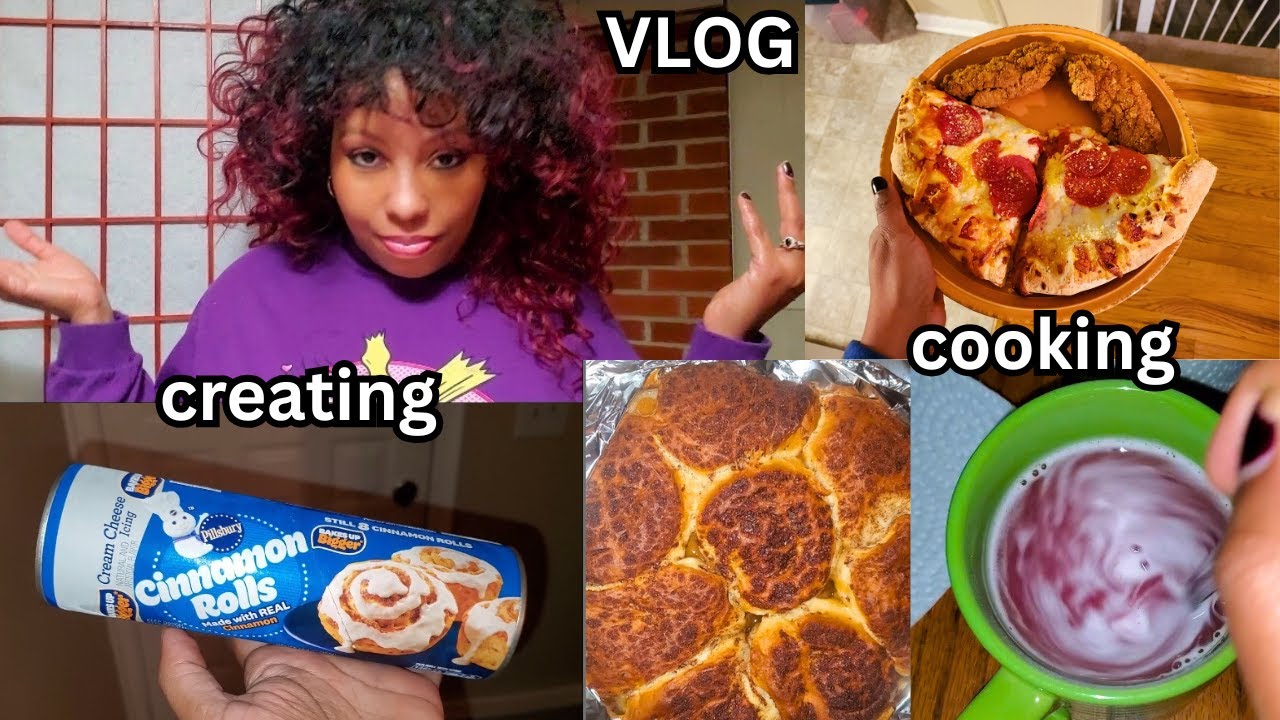 PRODUCTIVE VLOG - Cinnamon Roll Apple Pie, Best Pads for Period, Being Sick while Creating Content