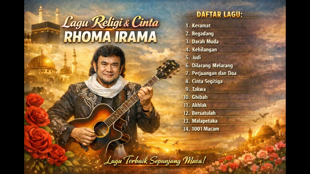 Lagu Religi & Cinta Rhoma Irama Terbaik | Dangdut Lawas Enak Didengar – Antasena Music