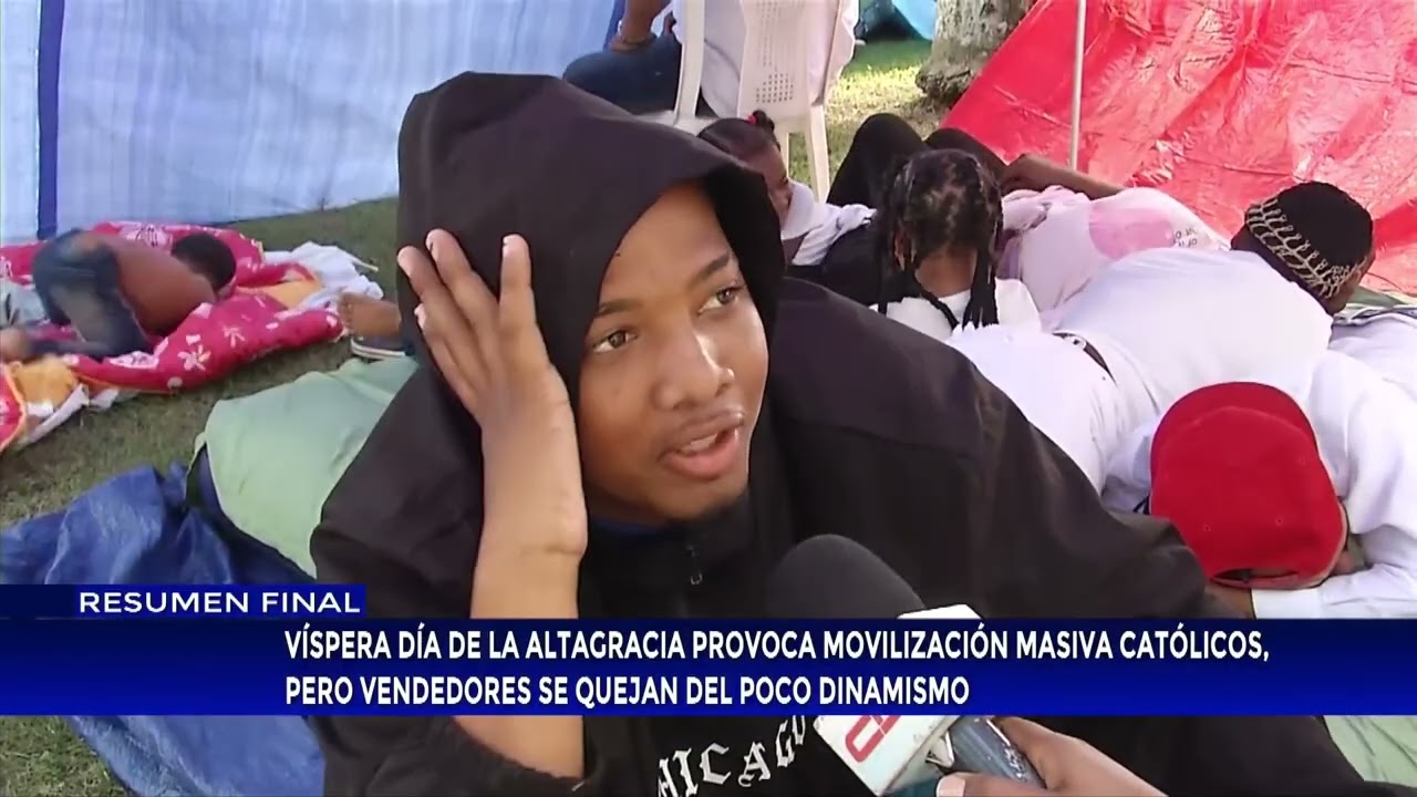 Día de la Altagracia provoca movilización masiva de católicos; vendedores se quejan poco dinamismo