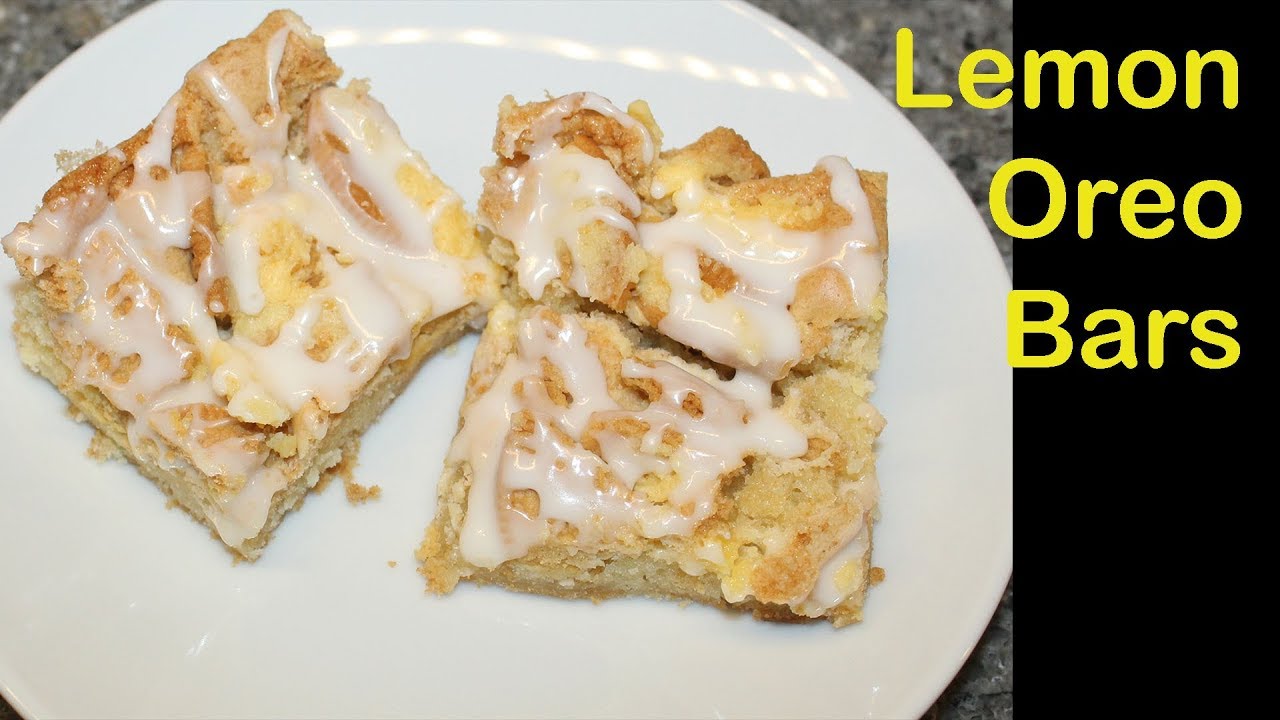 Lemon Oreo Bars Recipe