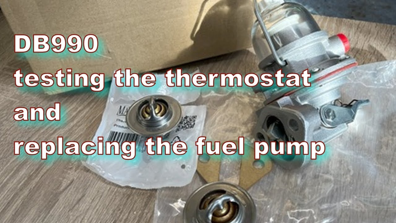 How to test a David Brown 990 thermostat #113
