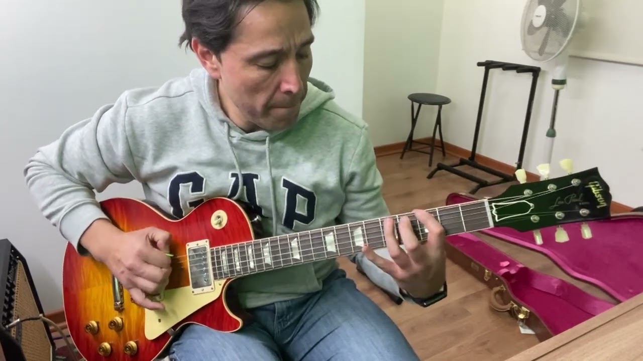 Gary Moore - Still got the blues guitar solo cover by David