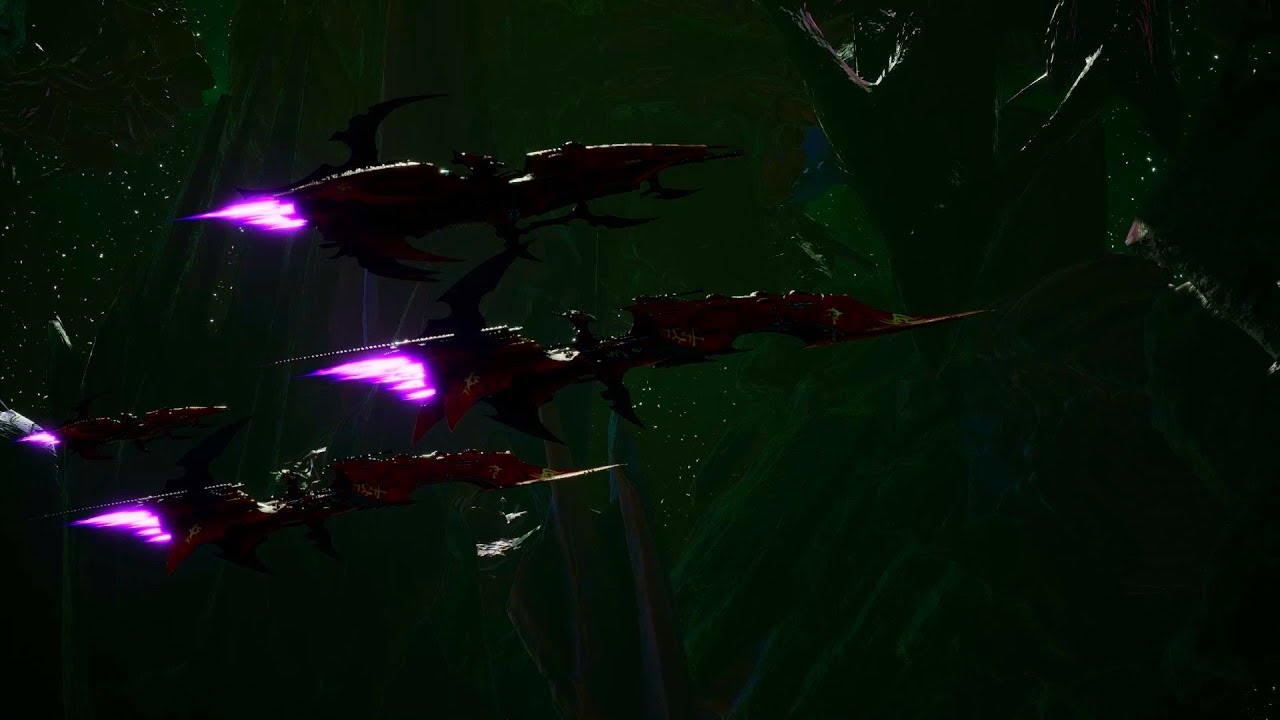 Dark Eldar (Drukhari) vs Space Marines! - Open Beta, Battlefleet Gothic Armada 2