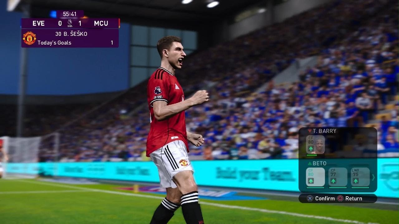 Manchester United VS Everton