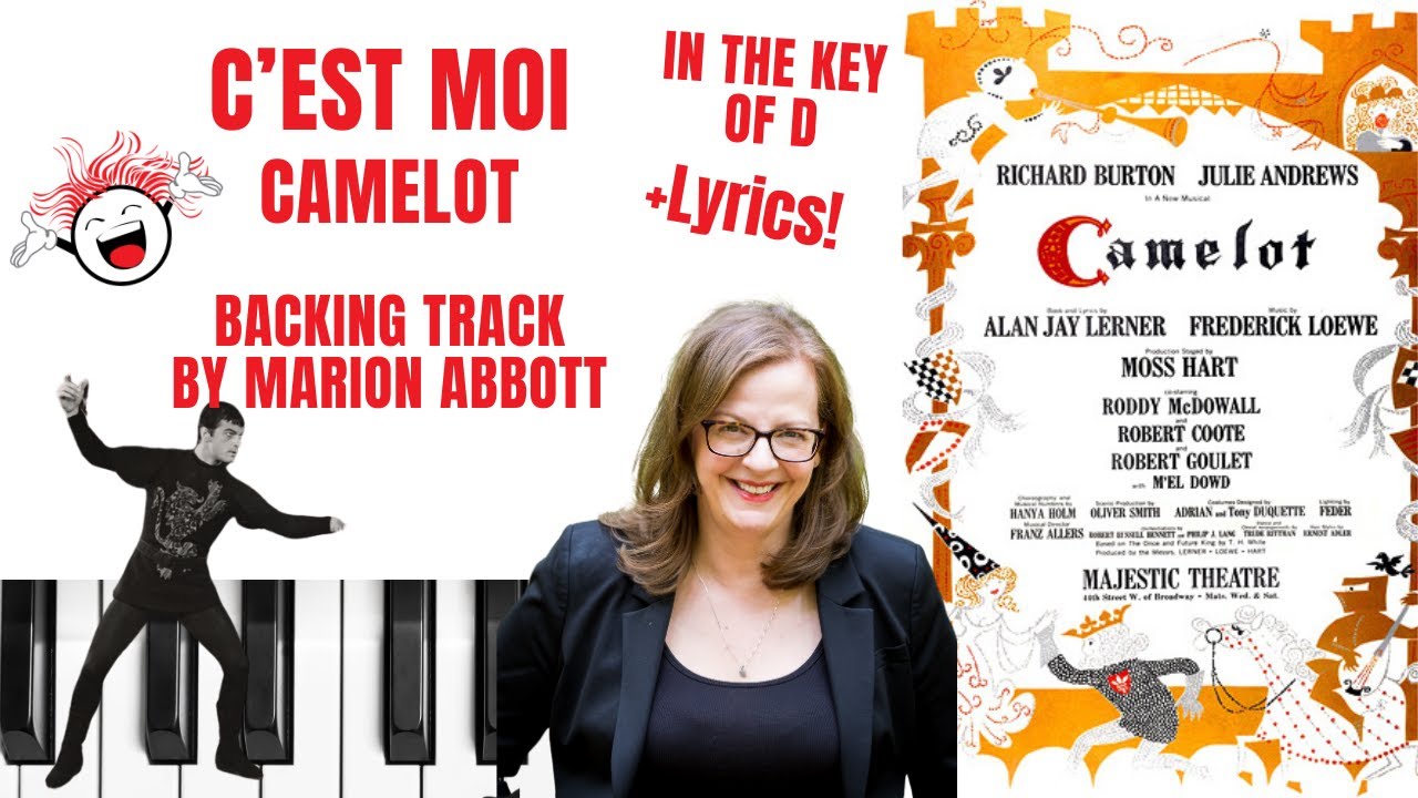 C'est Moi (Camelot) - Backing Track & Lyrics 🎹 *D*