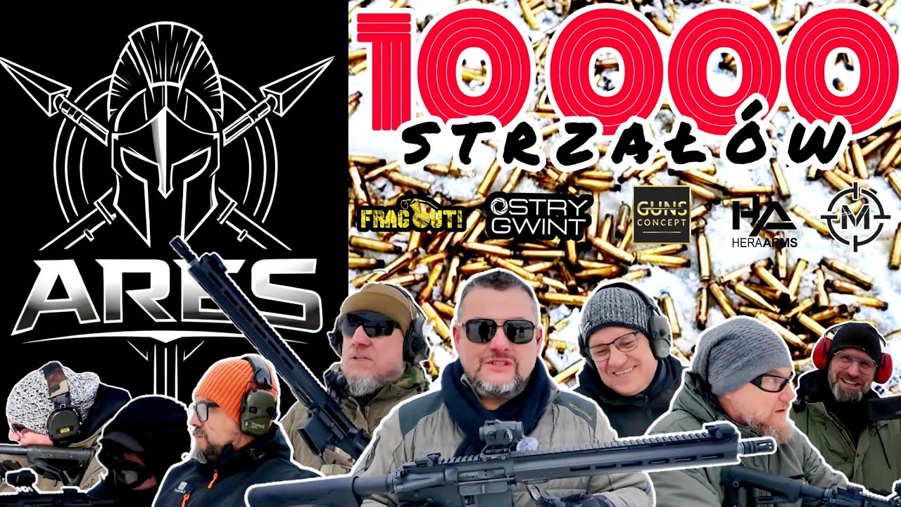 #SZOK😱 !? 10 000 strzał&oacute;w !!! #ARES od #Hera Arms i #Guns Concept nie dał się zaorać💪 Gratulujemy 🫡