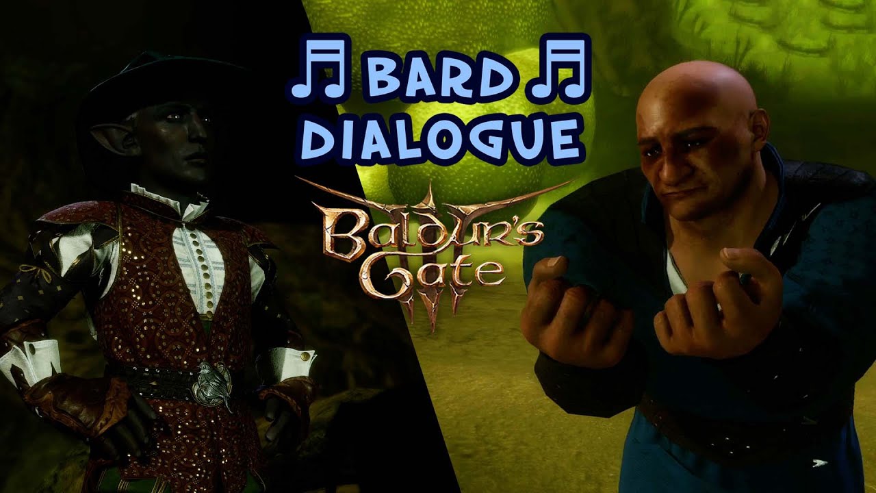 Baldur's Gate 3 Patch 8: 🎶 Bard Dialogue for Bealen the Mushroom Picker