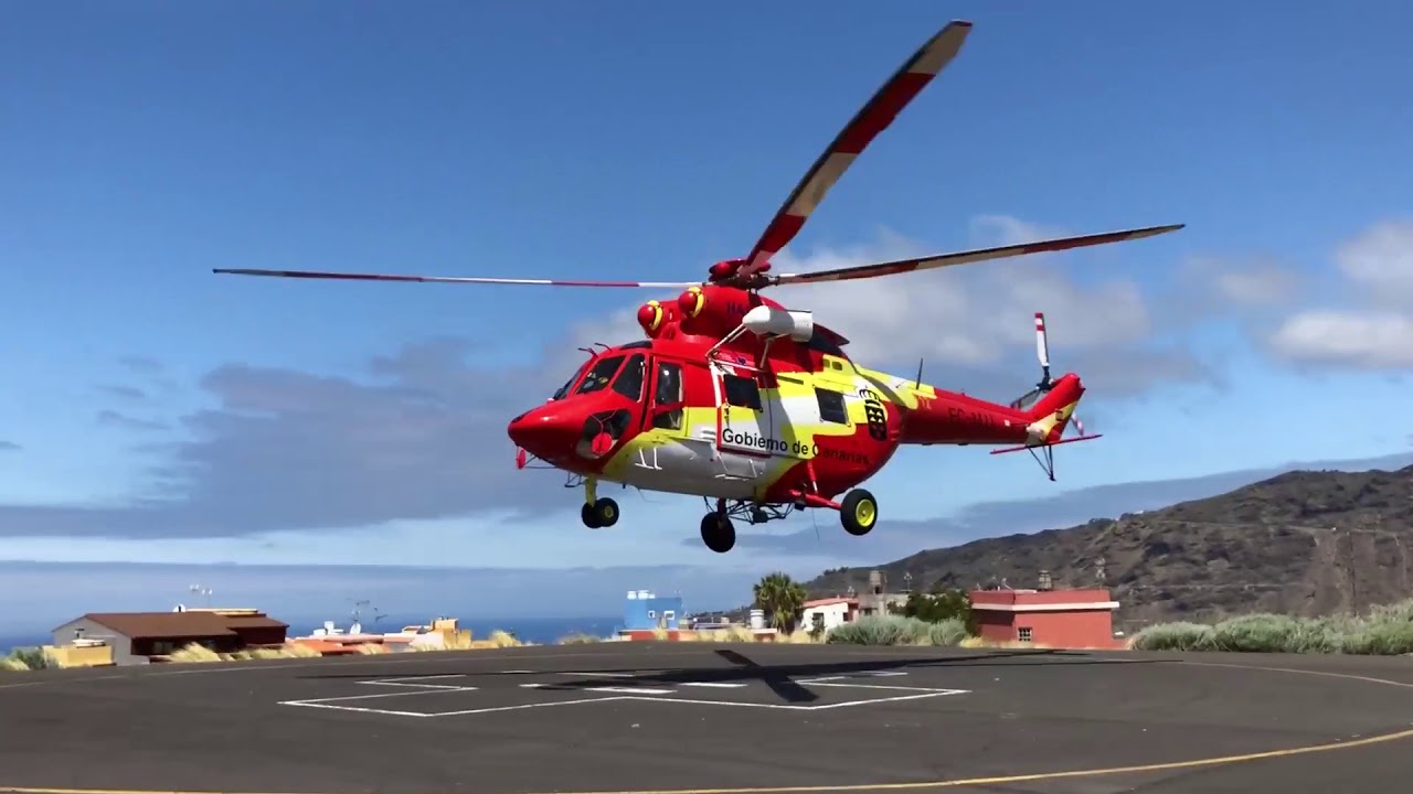 PZL Swidnik W-3A Sokol at Los Llanos Helipad