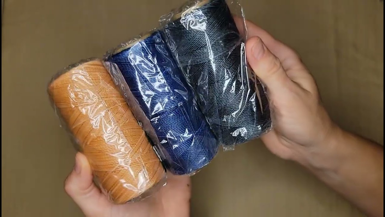 Unboxing beads and cord for 2022 bracelet making! linhasita macrame cord and stone beads.