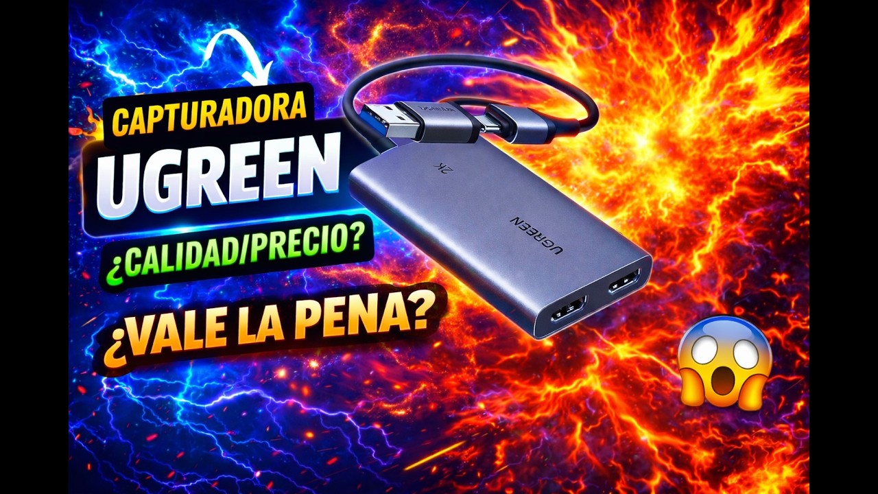 Unboxing de la capturadora UNGREEN 2K
