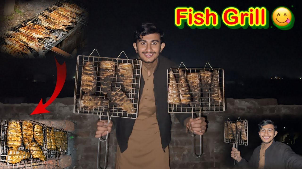 First Time Fish Grill Ki😋Maza Aa Gaya🥰Koki pendu/Zohaib pendu/Hamza sidhu 